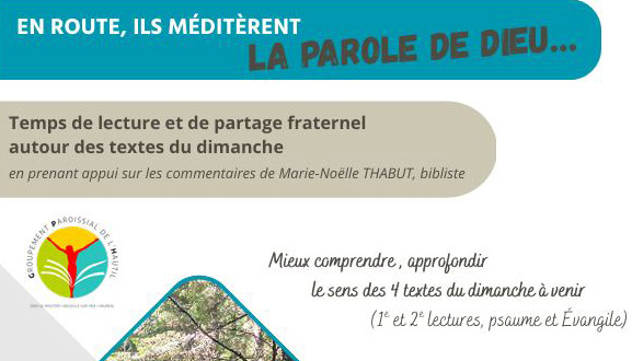 Partage fraternel autour des textes du dimanche